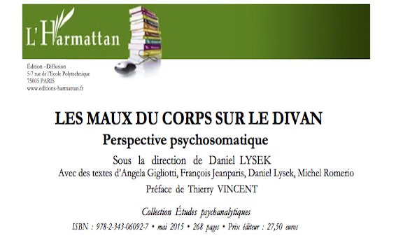 LES MAUX DU CORPS SUR LE DIVAN Perspective psychosomatique